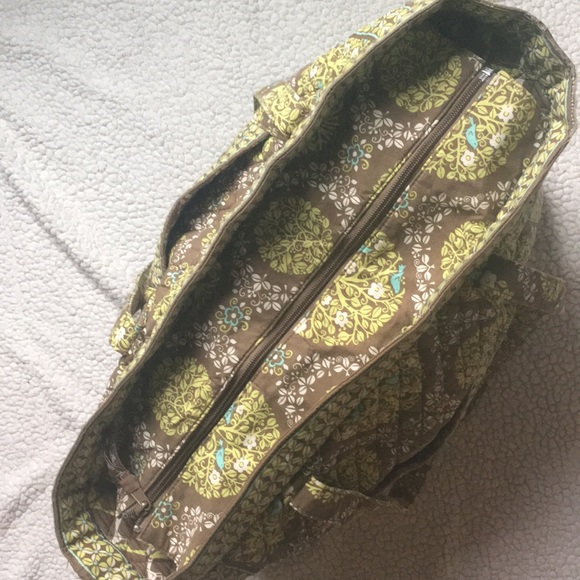 DISCONTINUED PATTERN Vera Bradly Beach Bag Zip Up - Picture 3 of 8